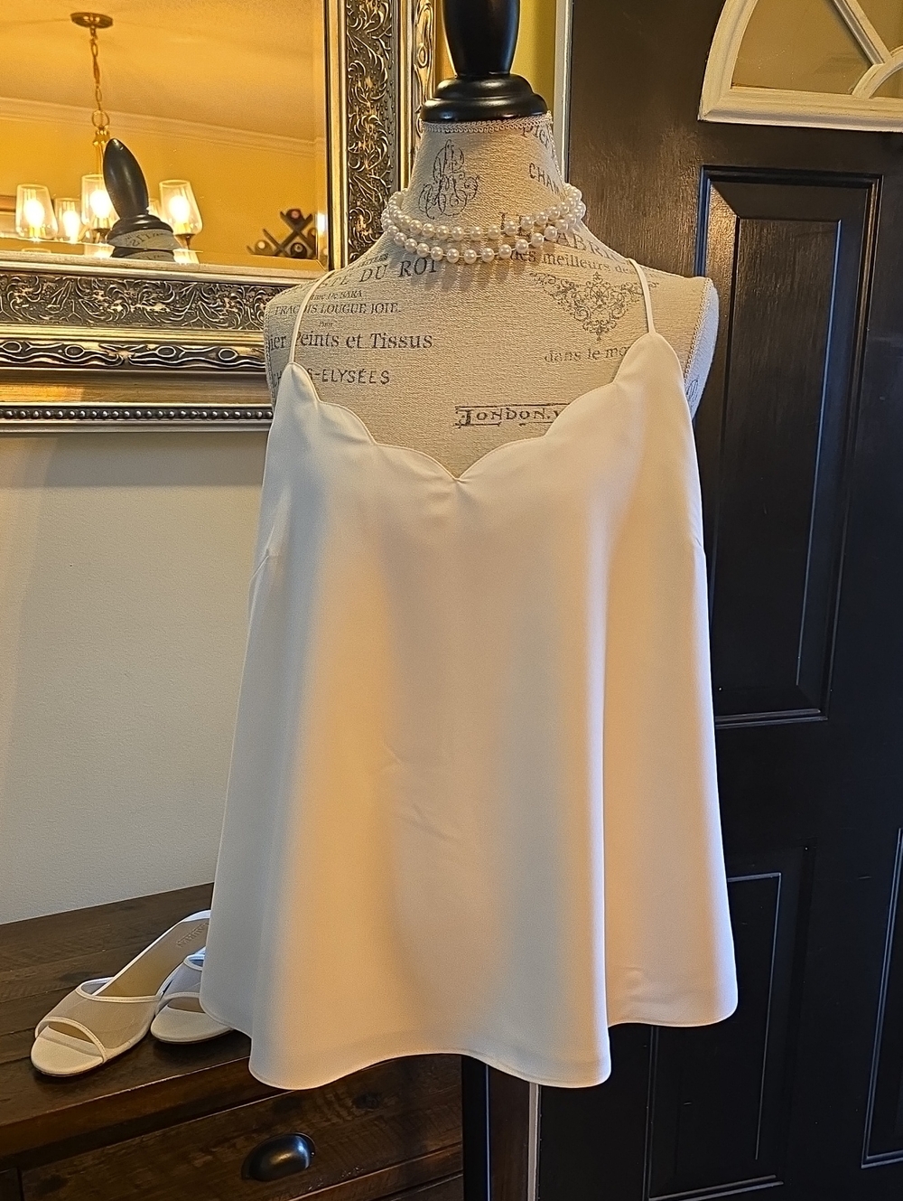 NWOT J Crew Scallop-Edge Camisole Tank Top
